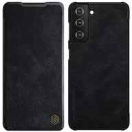 Etui i futerały do telefonów - Nillkin Qin Leather Case Samsung Galaxy S21 Plus czarny GSETNIL00288N0 - miniaturka - grafika 1