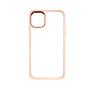 Etui i futerały do telefonów - Etui na smartfona Etui ochronne Bumper TPU kompatybilne z iPhone 13 Beige - miniaturka - grafika 1