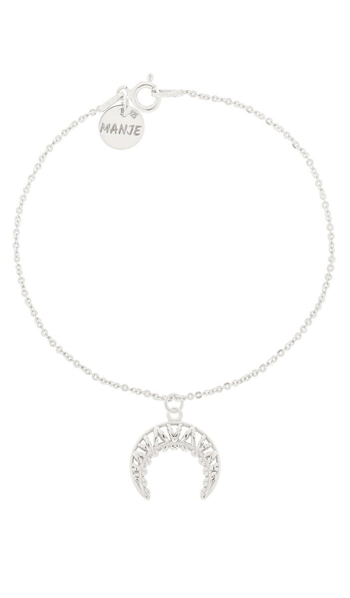 Srebrna bransoletka z księżycem