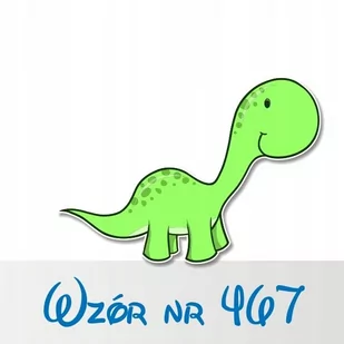 Naklejka na ścianę 50cm Dinozaur 467, 50x35 cm - Naklejki na ścianę - miniaturka - grafika 1
