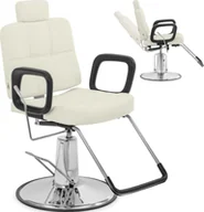 Fotele fryzjerskie - Physa Fotel fryzjerski barberski z zagłówkiem i podnóżkiem Physa KESWICK - beżowy Fotel fryzjerski barberski z zagłówkiem i podnóżkiem Physa KESWICK - beżowy - miniaturka - grafika 1