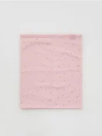 Apaszki i szaliki damskie - Reserved - Komin w serca - różowy - miniaturka - grafika 1