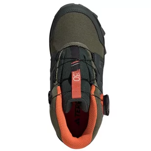 Buty adidas Terrex Boa Mid Rain.Rdy Jr (kolor Zielony, rozmiar 38 2/3) - Buty trekkingowe damskie - miniaturka - grafika 3