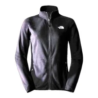 Bluzy damskie - THE NORTH FACE NF0A855O4H01 Damska 100 Glacier Fz - Bluza damska EU TNF Czarna/NPF Rozmiar XS - miniaturka - grafika 1