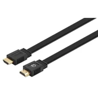 Kable - Manhattan 355636 kabel HDMI 5 m HDMI Typu A (Standard) Czarny - miniaturka - grafika 1