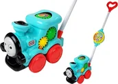 Pchacze - Lean Sport Pociąg pchacz lokomotywa Tomek zestaw dźwięk - miniaturka - grafika 1
