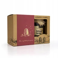 Miód - Zestaw miodów seria Beskidy Wielokwiatowy Lipowy 2x400g dla Nauczyciela - miniaturka - grafika 1