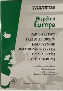 Partnerstwo przedsiębiorstw jako czynnik ograniczania ryzyka działalności gospodarczej - Ekonomia - miniaturka - grafika 1
