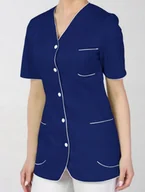 Odzież robocza - Żakiet fartuch medyczny kosmetyczny damski zapinany rozm. 36-52 - miniaturka - grafika 1