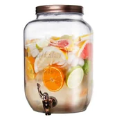 Akcesoria gastronomiczne - Orion Słój słoik z kranikiem do napojów lemoniady 8,8l 143739 - miniaturka - grafika 1