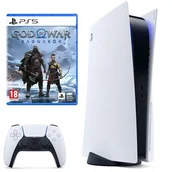 Konsole Playstation - SONY Playstation 5 + God of War Ragnarok - miniaturka - grafika 1