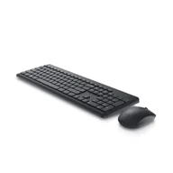 Zestawy myszka + klawiatura - DELL KM3322W klawiatura Dołączona myszka RF Wireless QWERTZ Czeski, Słowacki Czarny - miniaturka - grafika 1