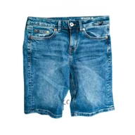 Spodenki damskie - Tom Tailor Krótkie Spodenki Damskie Jeansowe Dżinsowe Niebieskie XS - miniaturka - grafika 1
