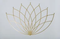 Wieszaki i stojaki - POLYHEDRA Wieszak Lotos / L Gold - miniaturka - grafika 1