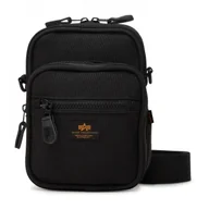 Torby podróżne - Torba na ramię Alpha Industries Label Messenger Small Bag 156941 03 - Czarna • RATY 0% Kup dziś i zapłać za 30 dni GRATIS WYSYŁKA ZWROT DO 100 DNI - miniaturka - grafika 1