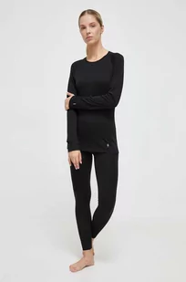 Smartwool longsleeve funkcyjny Classic All-Season Merino kolor czarny - Bielizna sportowa damska - miniaturka - grafika 1