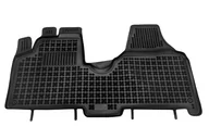 Dywaniki samochodowe - REZAW PLAST Dywanik gumowy czarny PLAST 201517, 1 szt, Citroen Jumpy II od 2007 - wersja samochodu z wykładziną welurową na podłodze / przód z dodatkowym wzmocnieniem od strony kierowcy PLAST 201517 - miniaturka - grafika 1