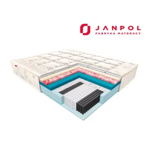 JANPOL DOLCE – materac termoelastyczny, kieszeniowy, Rozmiar - 160x200, Pokrowiec - Donatello WYPRZEDAŻ, WYSYŁKA GRATIS, 603-671-572 - Materace - miniaturka - grafika 1