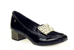 Czółenka Maciejka 06263-01 czarne lakier - Czółenka - miniaturka - grafika 1