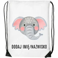 Worki na buty - Worek na buty z imieniem do przedszkola szkoły TWARZ5 - miniaturka - grafika 1