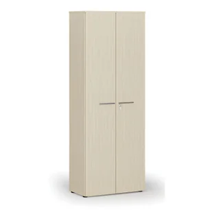 Szafa biurowa z drzwiami PRIMO WOOD, 2128 x 800 x 420 mm, brzoza - Szafy biurowe - miniaturka - grafika 1