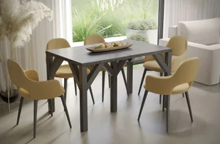 Stół rozkładany DUNAJ 130405x90 beton ciemny ENDO - Stoły - miniaturka - grafika 1