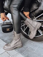 Botki damskie - Botki damskie ZILLA szare Dstreet ZY0444-37 - miniaturka - grafika 1