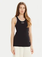 Koszulki i topy damskie - Max Mara Leisure Top Sax 2516941027 Granatowy Slim Fit - miniaturka - grafika 1