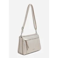 Torebki damskie - Stylowa Torebka Damska Złota Listonoszka LUIGISANTO z Paskiem - miniaturka - grafika 1