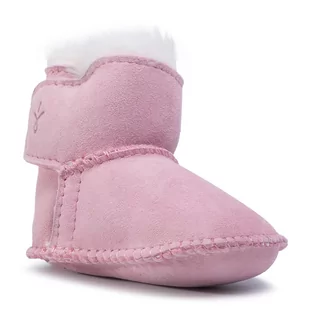Śniegowce damskie - Emu Australia Buty Baby Bootie B10310 Baby Pink - grafika 1