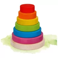 Łamigłówki - Kolorowa Wieża Piramidka Z Krążkami - miniaturka - grafika 1