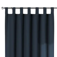 Zasłony - Dekoria Zasłona na szelkach 1 szt. granatowy 1szt 130 × 260 cm Quadro 310-136-04 - miniaturka - grafika 1