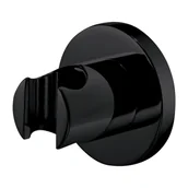 Akcesoria do armatury i ceramiki - OMNIRES uchwyt punktowy mosiężny 8873ABL kolor czarny - miniaturka - grafika 1