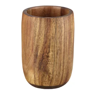 Kleine Wolke Madera Drewniany kubek łazienkowy akacja - Dywaniki łazienkowe - miniaturka - grafika 1