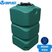 Zbiorniki na deszczówkę - UHP Zbiornik na wodę 500l UHP KUBATON HIGH BK-500 Ciemnozielony - miniaturka - grafika 1