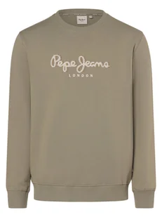 Pepe Jeans Bluza męska Mężczyźni Bawełna zielony nadruk, S - Bluzy męskie - miniaturka - grafika 1