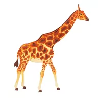 Puzzle - puzzle drewniane 3d do malowania żyrafa - miniaturka - grafika 1