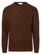 Swetry męskie - Selected - Sweter męski  SLHVince, brązowy - miniaturka - grafika 1