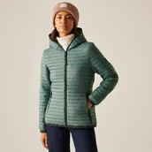 Kurtki i kamizelki sportowe damskie - Regatta Kurtka damska przejściowa ocieplana Rigain Zielony, Rozmiar: 46 - miniaturka - grafika 1