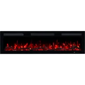 Kominki elektryczne - Kominek elektryczny Emotion Flame Monarch 183 - ogień premium - na ścianę i do zabudowy - 183x13x35 cm - kominek LED z grzaniem 900/1800 W - miniaturka - grafika 1