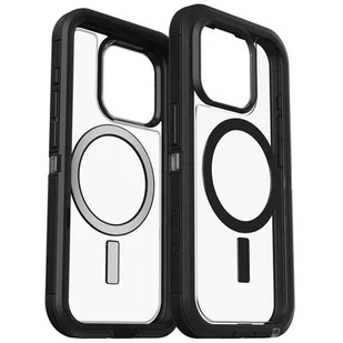 Etui OTTERBOX Defender XT MagSafe do Apple iPhone 15 Pro Przezroczysto-czarny - Etui i futerały do telefonów - miniaturka - grafika 1