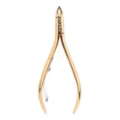 Akcesoria do paznokci - ABA Group Cążki Do Skórek Premium Złote - 5 mm - miniaturka - grafika 1