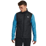 Kamizelki męskie - Męski bezrękawnik do biegania Under Armour Launch Pro Insulated Vest - czarny - UNDER ARMOUR - miniaturka - grafika 1