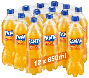 Napój Fanta Orange 850ml butelka PET  12 szt - Napoje gazowane - miniaturka - grafika 1