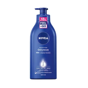 Nivea Nawilżająca Moc Serum odżywcze mleczko do ciała z pompką 625ml 93678-uniw - Balsamy i kremy do ciała - miniaturka - grafika 1