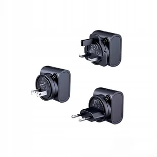 ŁAD PODRÓŻNA REMAX CHARGER SET 30W RP-U192 EU/UK/US BLACK - Ładowarki i akumulatory - miniaturka - grafika 1