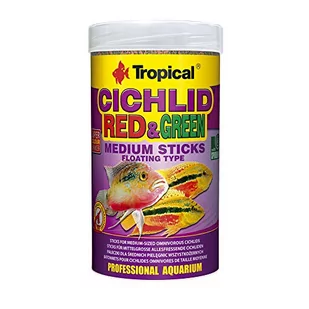 Tropical CICHLID RED&amp;GREEN medium STIX 1l 1259 - Pokarm dla ryb - miniaturka - grafika 1