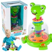 Karuzele dla niemowląt - BĄCZEK Żabka Karuzela Kuleczkami SPINNER na Roczek Y230 - miniaturka - grafika 1