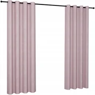 Zasłony - Zasłona gotowa welur 140x220 zasłony welurowe velvet na przelotkach kółka - miniaturka - grafika 1