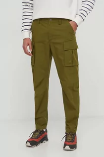 Spodnie męskie - The North Face spodnie męskie kolor zielony w fasonie cargo - grafika 1